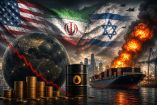 Ilustración sobre el impacto económico por la guerra entre EU, Israel e Irán.