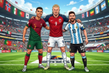 Haaland llega al Mundial 2026 con mejor promedio goleador que CR7 y Messi.