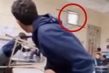 Videos grabados por alumnos registraron los momentos de tensión previos al ataque.