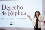 CIUDAD DE MÉXICO, 03JUNIO2026.- Luisa María Alcalde Luján, consejera jurídica del Ejecutivo Federaldurante la inauguración de la conferencia Derecho de réplica que se llevará a cabo cada jueves a las 17:00 horas en Palacio Nacional.FOTO: ANDREA MURCIA /CUARTOSCURO.COM