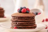 Receta de hot cakes de chocolate