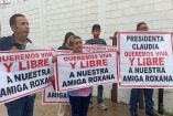 En las movilizaciones participan el esposo de doña Rubí, los hijos de Roxana, hermanos y el subdirector del portal noticioso que encabeza la víctima.
