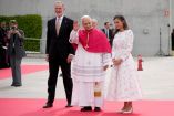 El rey Felipe VI de España, el papa León XIV y la reina Letizia.