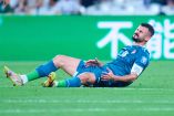 Aymen Hussein en el Estadio Monterrey en partido donde Irak logró regresar a un Mundial tras 40 años de espera.