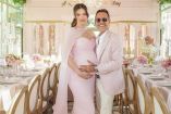 La pareja celebró un baby shower antes de la llegada de su segundo hijo