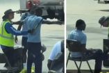 Al llegar al aeropuerto, los seleccionados de Senegal fueron sometidos a fuertes revisiones de seguridad.