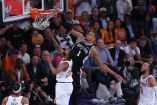 Victor Wembanyama fue el mejor anotador de los Spurs con 32 puntos.