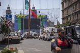Zócalo Capitalino, una de las sedes del Fan Fest que tiene preparada la FIFA.