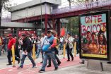 Marcha de integrantes de la CNTE