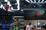 Ronaldinho y Jorge Campos formaron parte del conjunto de estrellas que reunió Nike para filmar el comercial Rip the Script.
