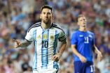 Jun 9, 2026; Auburn, Alabama, USA; Argentina forward Lionel Messi (10) celebrates after scoring a goal during the second half against Iceland during a Road to 26 men's international friendly at Jordan-Hare Stadium. Mandatory Credit: John Reed-Imagn Images     TPX IMAGES OF THE DAY