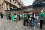 Aficionados de México llegan al Fan Fest del Zócalo de CDMX