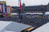 Así luce el Fan Fest en el Zócalo