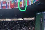 La bandera de Rusia presente en el Estadio Ciudad de México