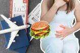 Alimentos que no debes comer en vuelos