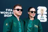 El Canelo Álvarez acudió como invitado de honor a la Inauguración del Mundial.