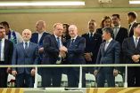 Gianni Infantino se hizo presente en los partidos de México Vs Sudáfrica y Corea del Sur Vs Chequia en el mismo día.