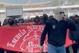 Así los manifestantes