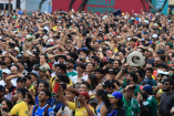 Se registró un aforo de poco más de 17 mil espectadores dentro del Fan Fest de Guadalajara.