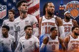 La Selección de Estados Unidos celebró el título de los Knicks