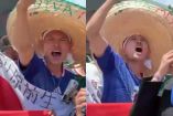 Aficionado de Japón con sombrero de charro durante el Mundial 2026.