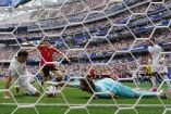 Alireza Beiranvand realizó una atajada espectacular para conservar el cero en su meta.