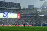 El Estadio Filadelfia fue azotado por una fuerte tormenta mientras que realizaba el Francia vs. Irak; el encuentro fue suspendido.