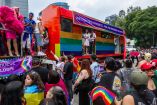 Algunos contingentes se dispersaron al llegar a Eje Central, otros continuaron por las calles de Madero y Venustiano Carranza hasta ingresar al Zócalo