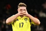 Viktor Gyokeres celebra gol durante el Mundial 2026.