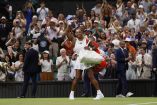 Serena Williams volvió a jugar un partido en Wimbledon