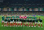 Gianni Infantino, presidente de la FIFA, también coreó el "¡No están solos!"