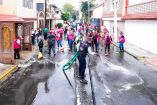 Las labores de desazolve y rebombeo fueron supervisadas por el alcalde Janecarlo Lozano