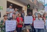 Artistas en Xalapa protestan contra el Ayuntamiento y acusan simulación en apoyos