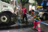 Los trabajadores de la demarcación laboraron de forma ininterrumpida durante la noche y la madrugada