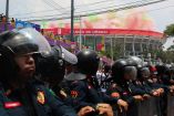 Despliegue de 7 mil 500 elementos como parte del operativo de seguridad implementado en el Estadio Ciudad de México