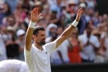 Djokovic está en cuartos de final de Wimbledon.