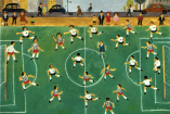 Juego de futbol en una ciudad doblada (1974), de Abel Quezada.