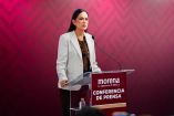 La presidenta nacional de Morena, Ariadna Montiel