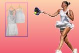 El vestido de encaje de la tenista Marta Kostyuk.