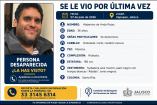 Familiares señalaron que Alejandro salió de la casa de sus padres alrededor de las seis de la mañana, sin dispositivos electrónicos que permitan rastrear su ubicación.