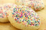 Receta de galleta con chochitos de colores