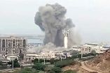 Humo se eleva en la ciudad de Chabahar, Irán, tras atraque de EU.