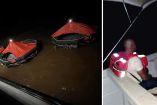 Rescate de personas por Ferry que volcó en Guyana.