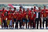 La Selección de España regresó a su país para festejar su campeonato del mundo