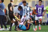 Leandro Paredes fue expulsado después de que terminó el partido de la final de la Copa del Mundo el domingo.