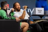 Jalen Brunson, durante el Fanatics Fest NYC 2026.