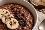 Receta de avena de chocolate (con y sin azúcar)