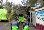 En uno de los casos sólo hubo daños materiales y en el otro una persona con lesiones leves.
