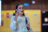 La dirigente enfatizó el compromiso de las bases partidistas en Oaxaca, reafirmando el trabajo comunitario como la clave para consolidar la organización interna del movimiento en todo el país.