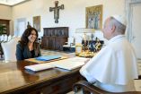 El Papa León XIV sostuvo un encuentro con la mexicana María Montserrat Alvarado